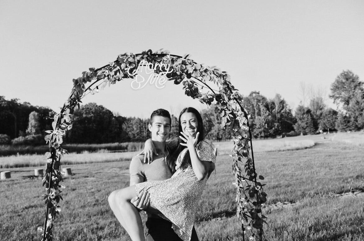 The day Caleb and Taylor got engaged!!