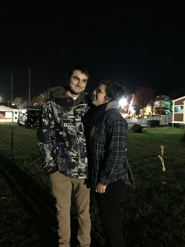 First Halloween together at Spooky World! (It used to be a lot cooler)