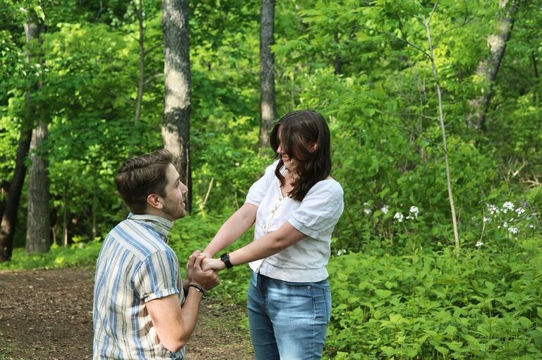 We got engaged!