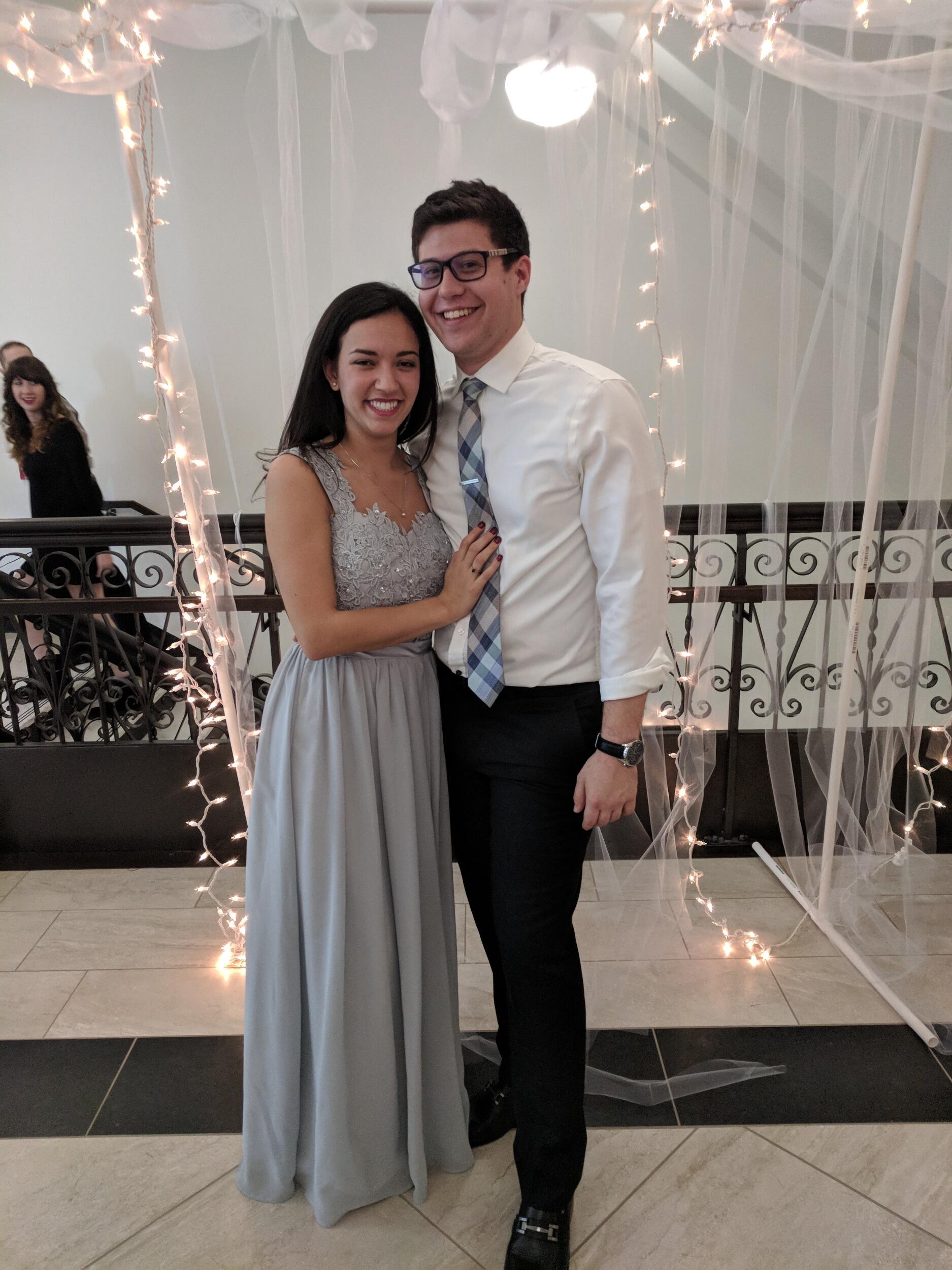 Our first official date at the A Moment of Magic Ball 