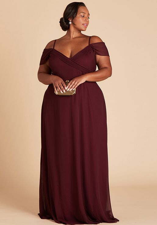 cabernet bridesmaid dress