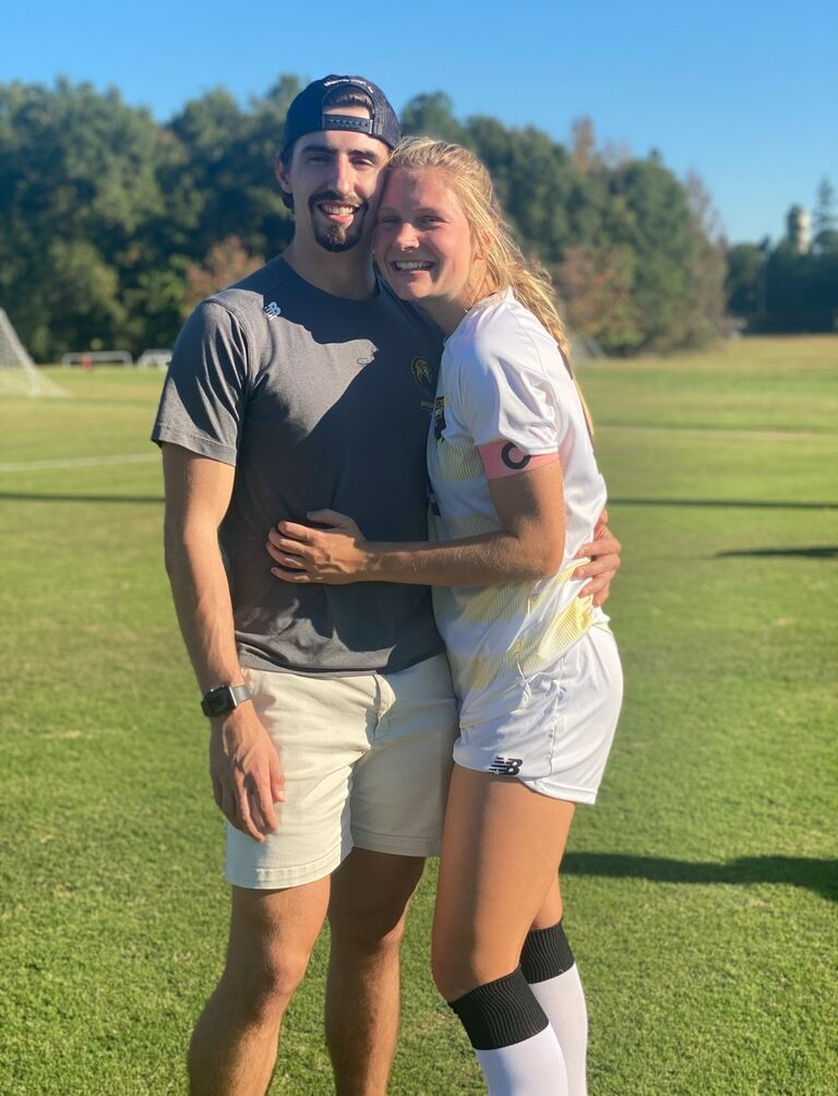Morgan just finished her last game of collegiate soccer and getting ready to graduate early. 