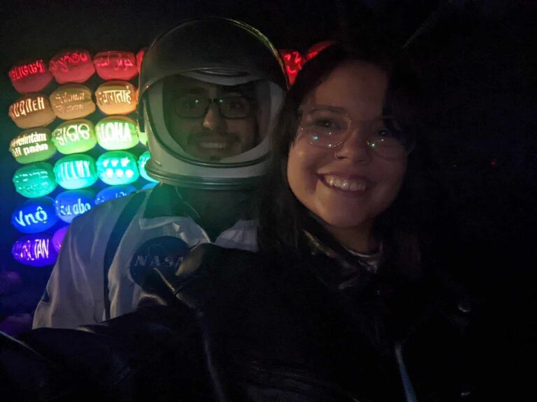 First year anniversary where their first official date was - at the Jack O'Lantern Blaze in Bethpage