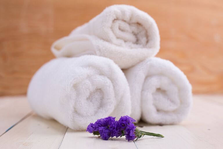 towels and lavender, Adagio Massage Co. & Spa