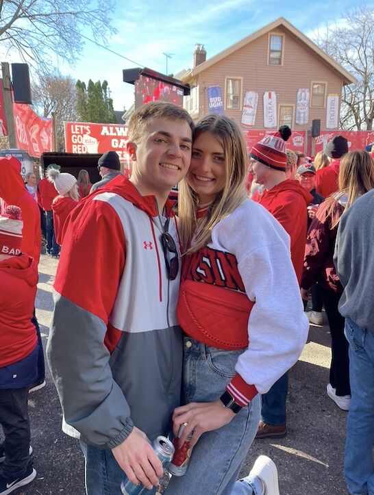 We've loved supporting our favorite Badger teams at basketball, football, and volleyball games.