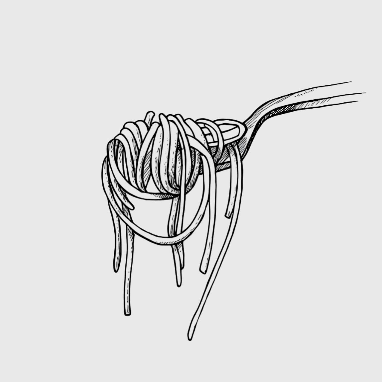 A mutual love for food fuels the relationship. Kat and Viktor eat lots of pasta. At Via Carota and at home. Sometimes with pesto, sometimes with tomato, but always cheesy. 