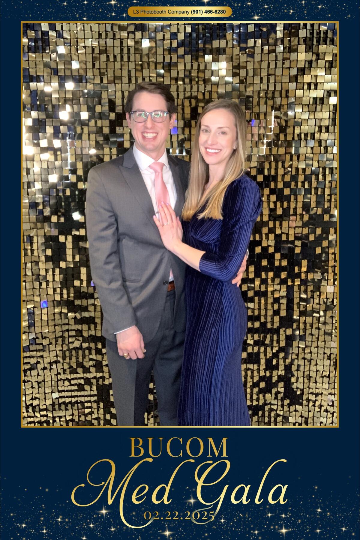 Kirsten and Tyler attend the first annual Baptist University College of Osteopathic Medicine (BUCOM, where Tyler teaches biochemistry to first and second year med students) Med Gala.