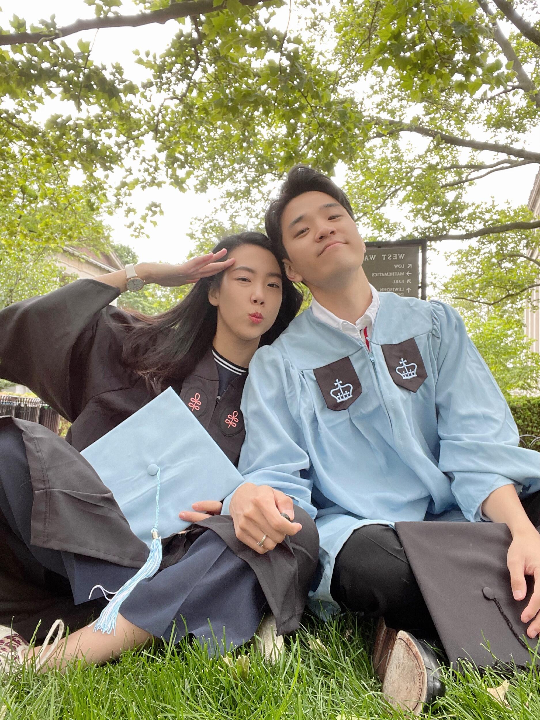 Graduated Columbia/Harvard together amid COVID