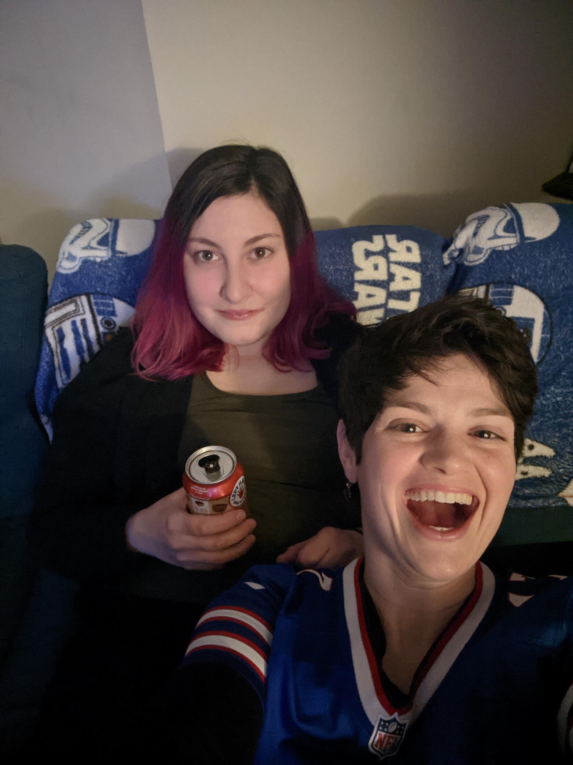 Hanging at Evan and Shayna's
