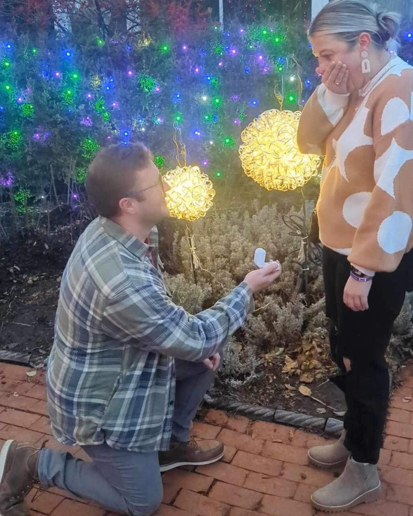 The proposal! Of course there was Taco Bell included in the celebration.