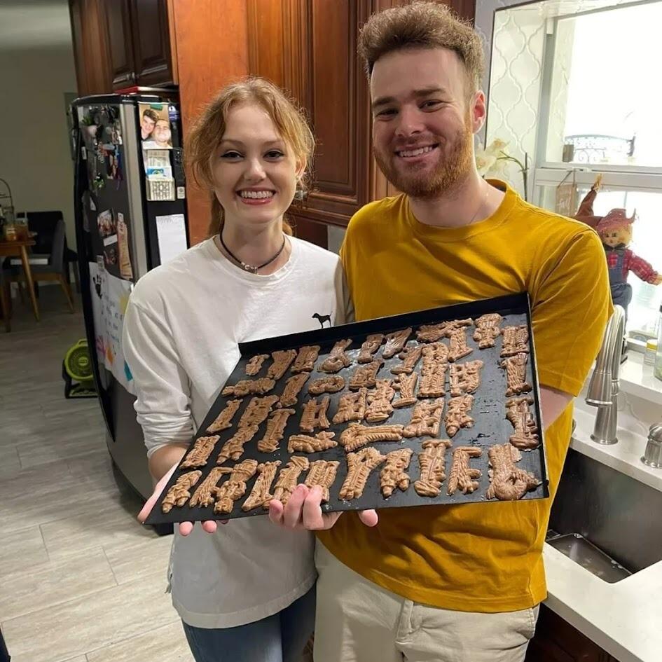 Allison's first time at Cookie Baking with the Andersons