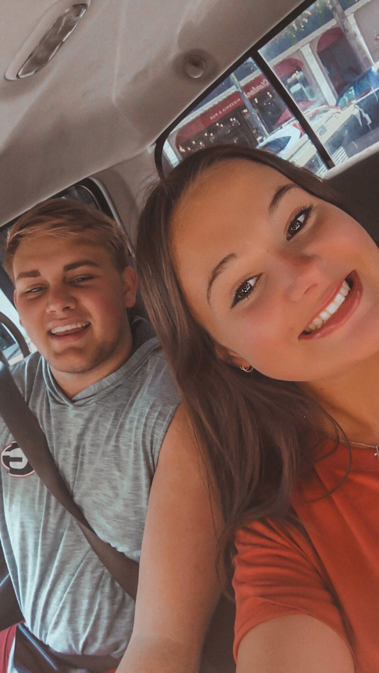 Our first date at Chic fil a in Athens, GA!