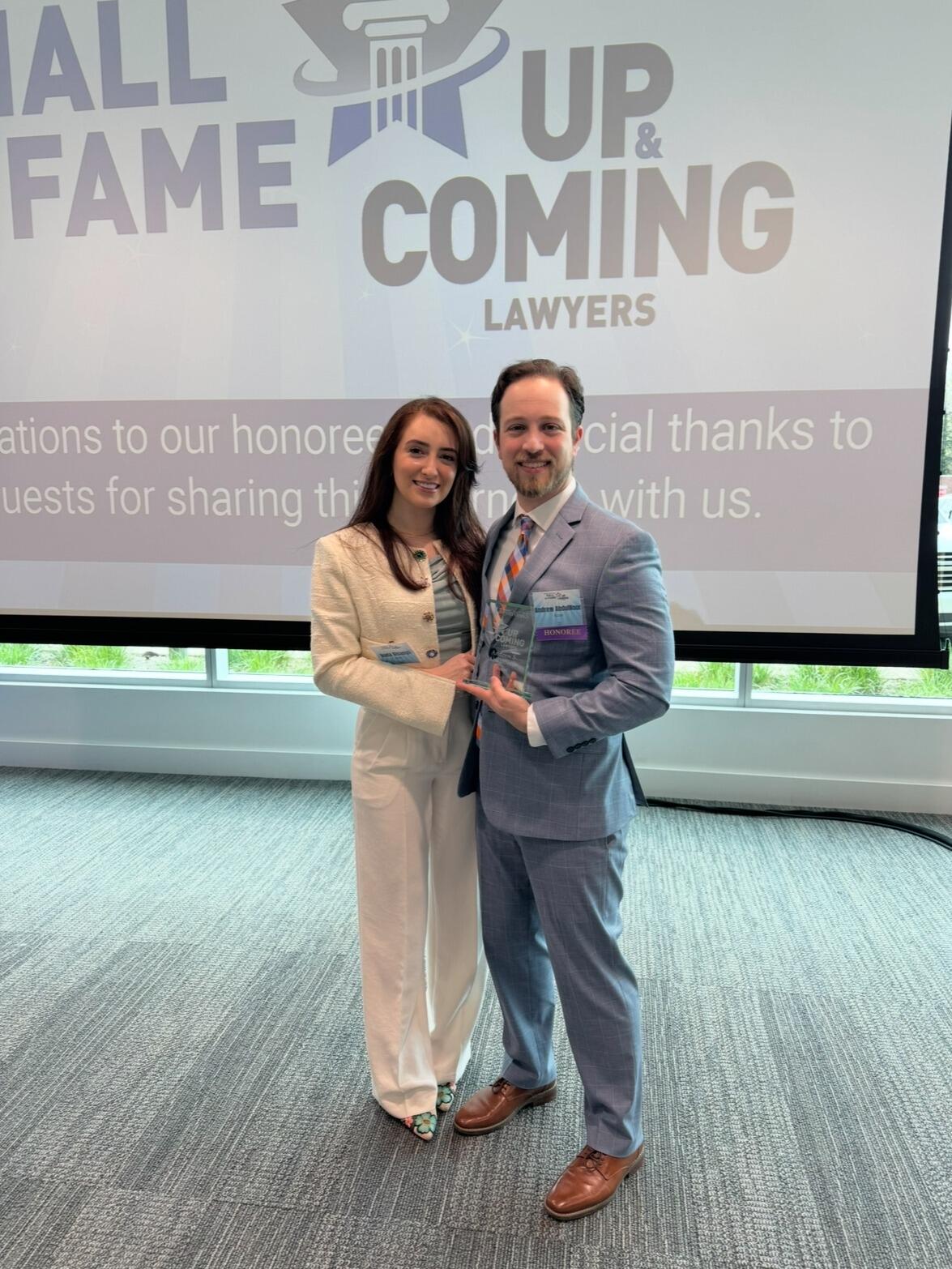 Andrew's Up & Coming Lawyers Award