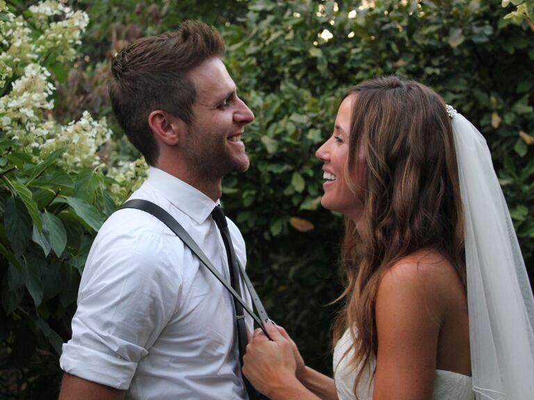 Canaan Smith and Christy Hardesty's wedding day