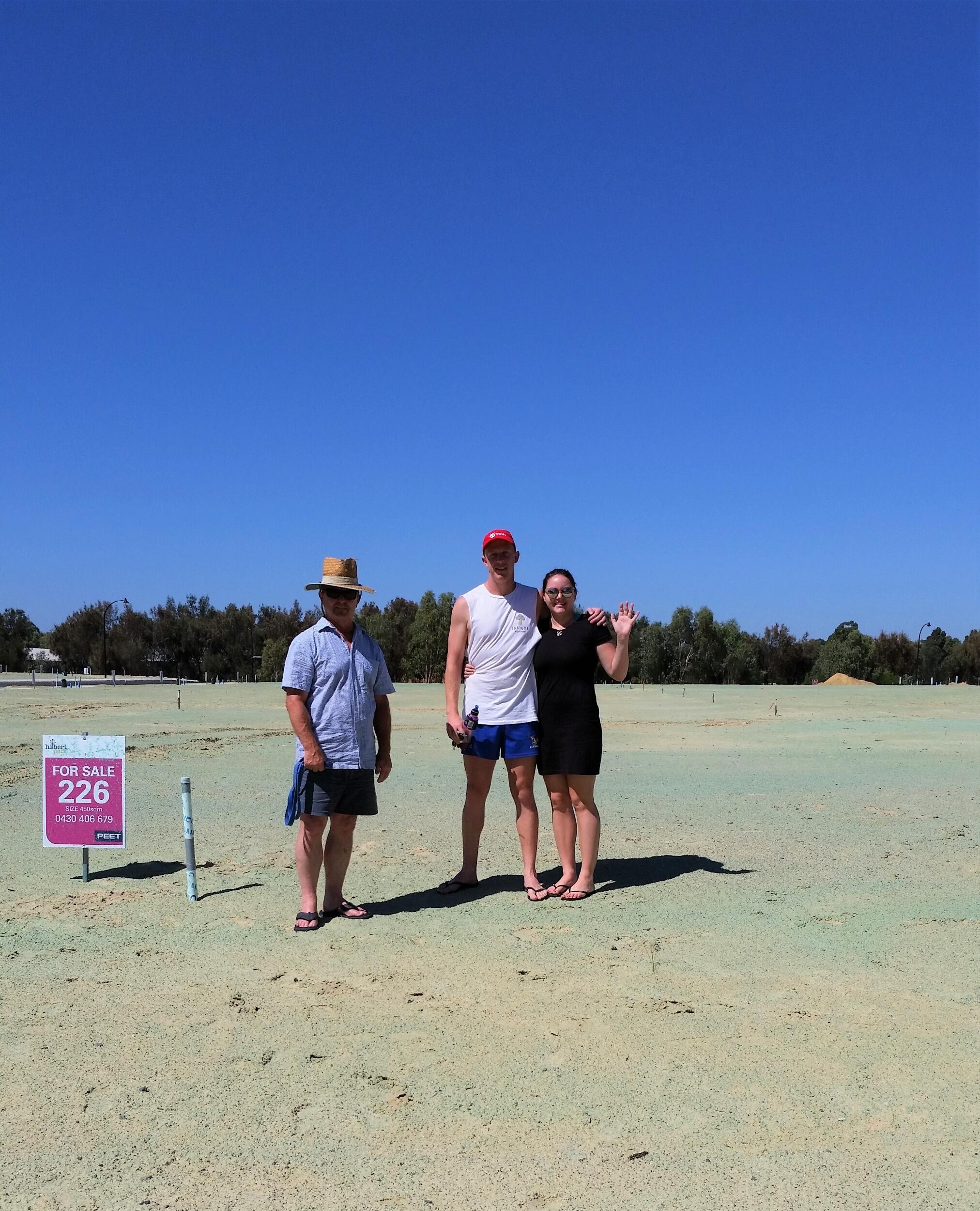 We bought some land