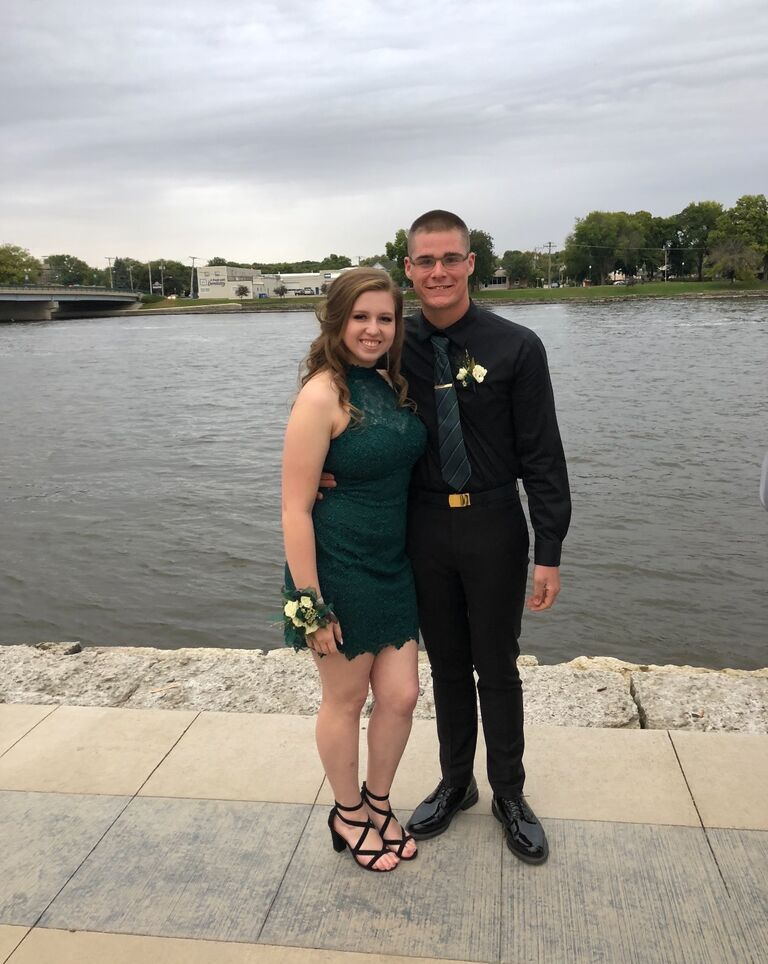Our last homecoming in high school.