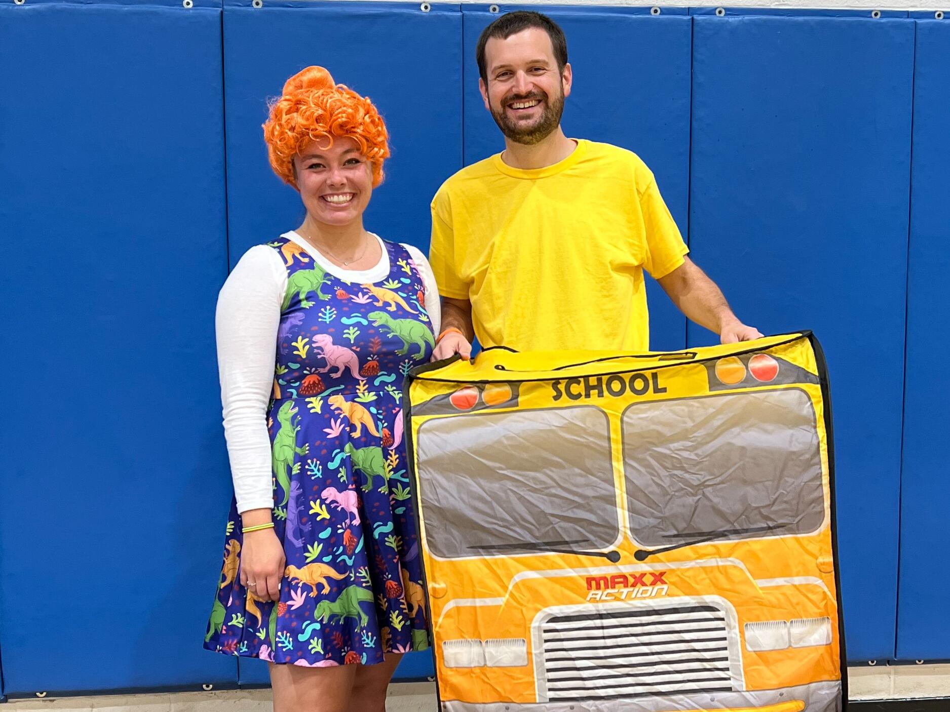 Now that they are officially in love, Sydney and Phil celebrated the beginning of a new school year, both birthdays, and kicked off University of Kentucky football season. How did we know this was true love? Because Phil dressed up as the Magic School Bus to Sydney's Ms. Frizzle. 
