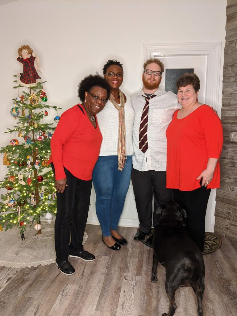 December was a great month... We moved in together and we spent Christmas with our beautiful mothers!