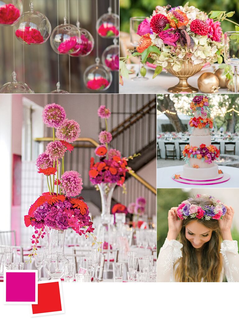 30 Fuchsia & Hot Pink Wedding Color Ideas | Pink wedding flowers, Pink wedding  theme, Fuchsia wedding invitations