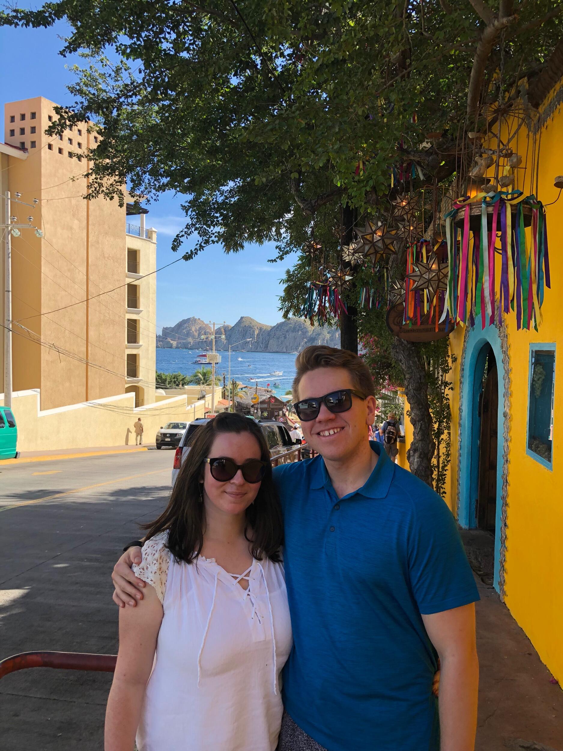 We celebrated the New Year in Mexico, pictured here, in Cabo San Lucas.