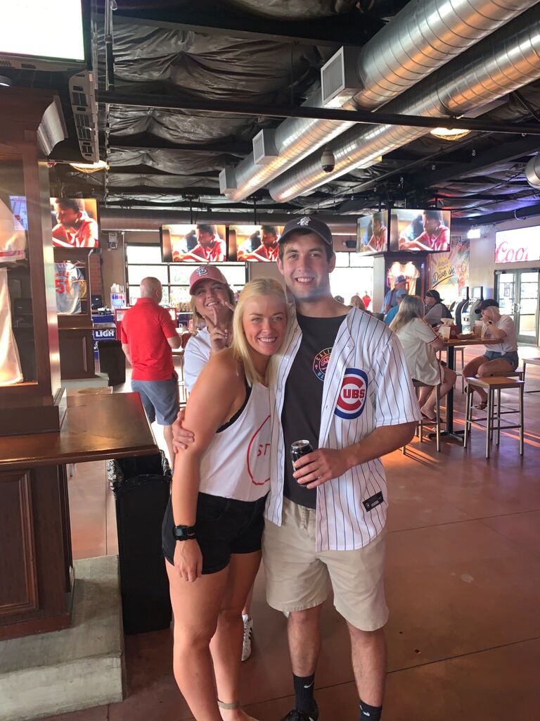 First Cubs vs Cards game at Busch!