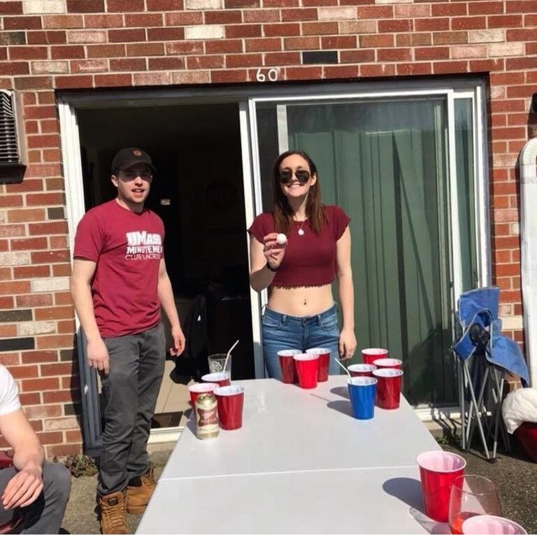 UMASS day drink at the townhouses
