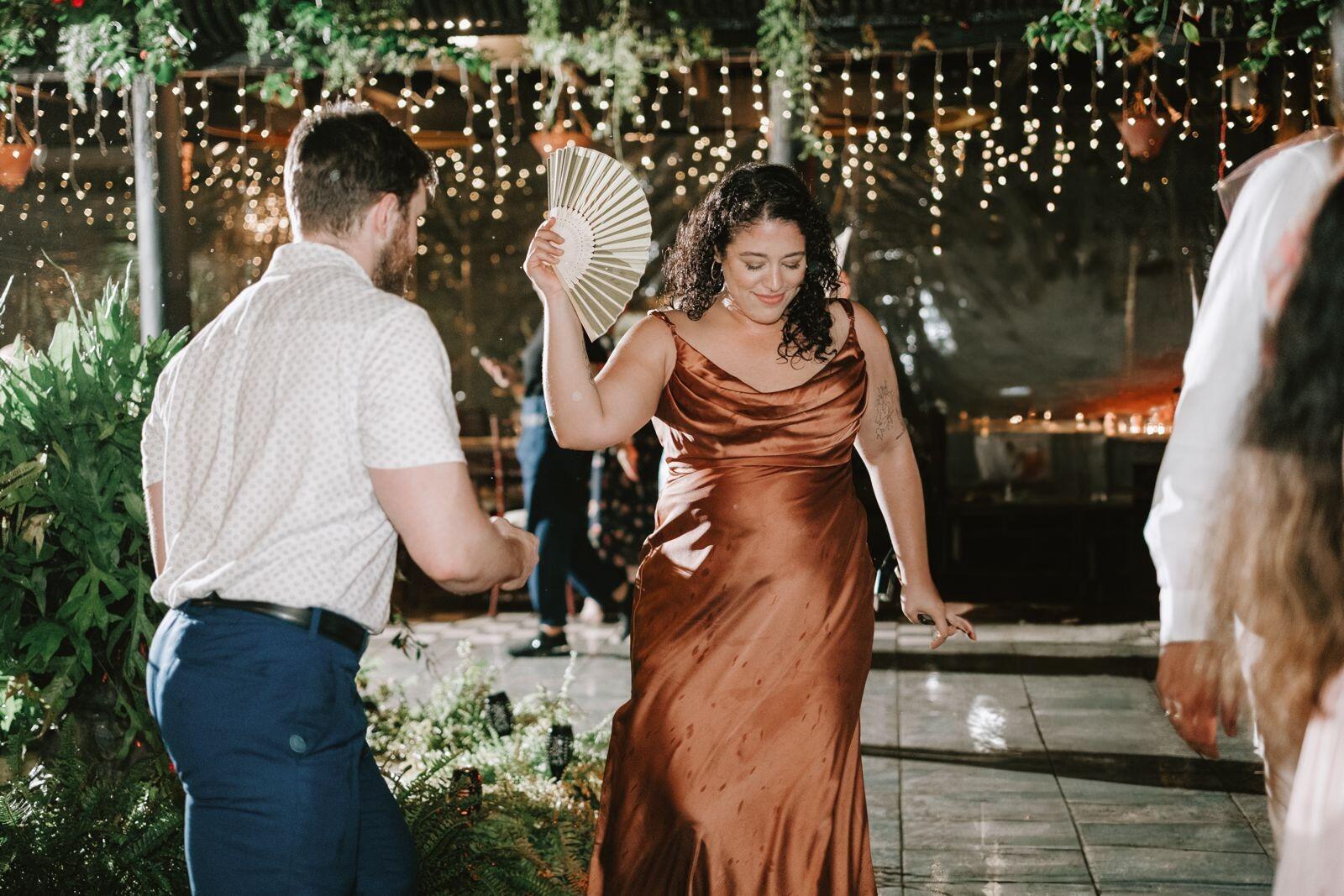 Dancing at Rosanna and Ben's beautiful wedding in Puerto-Rico. Joyce looking glamorous. Will looking like a plank of wood. 