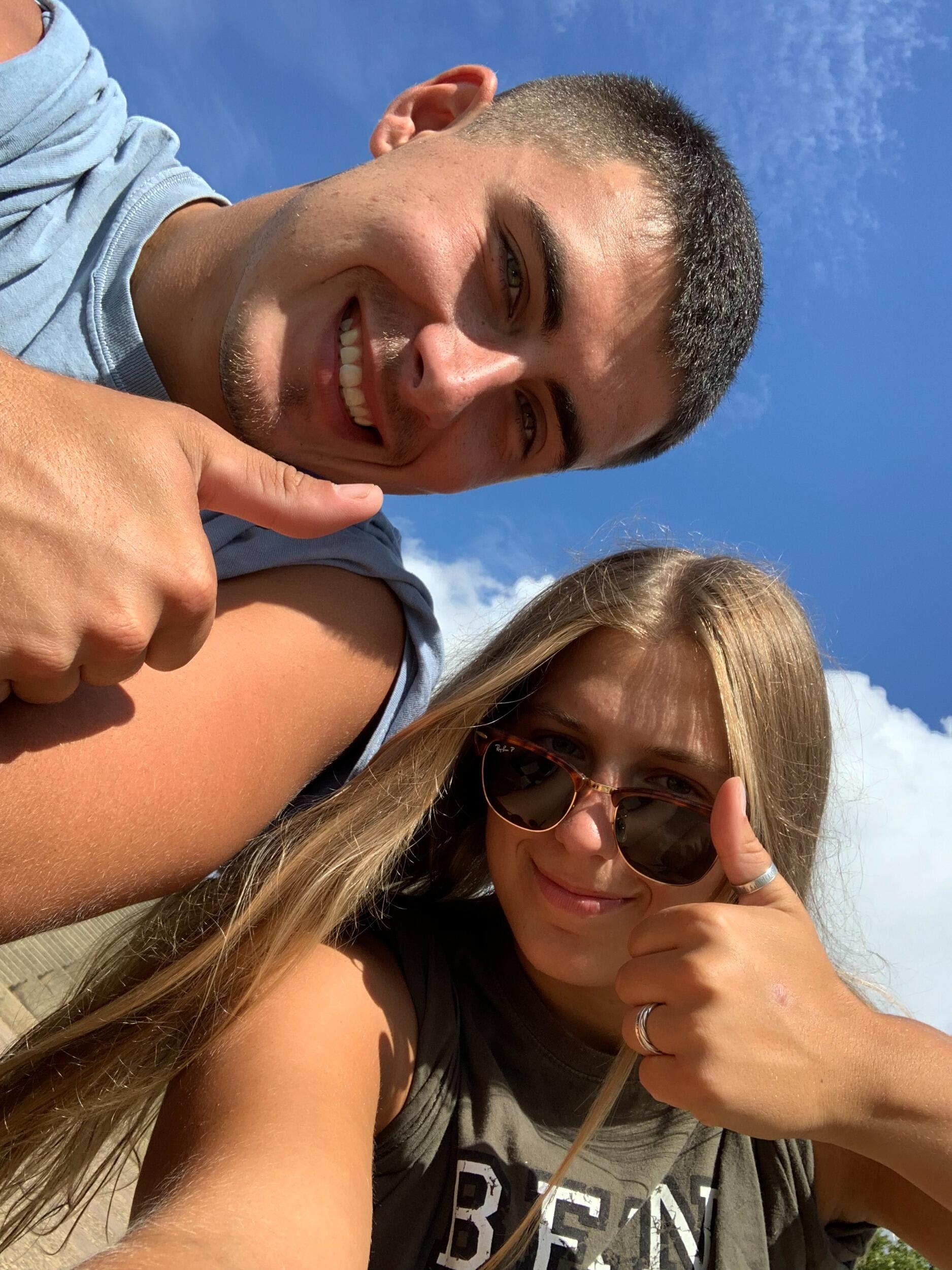 Anna met Austin's family in Kentucky