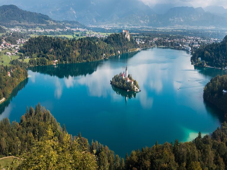 Bohinj and Lake Bled, Slovenia honeymoon.