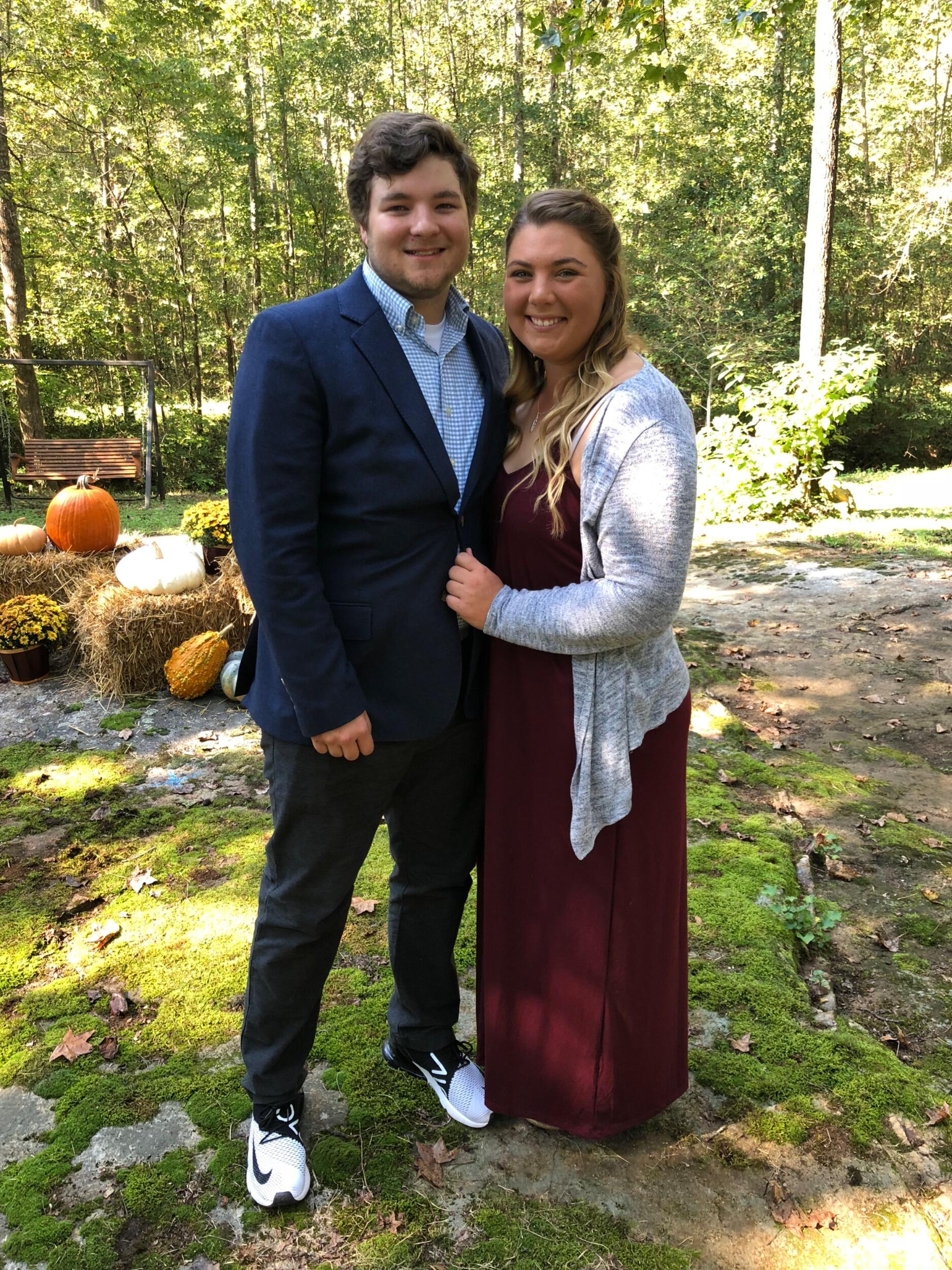 Our first wedding we attended as a couple was Stephen’s grandmas wedding (Judy and Jim). This took place in their beautiful yard