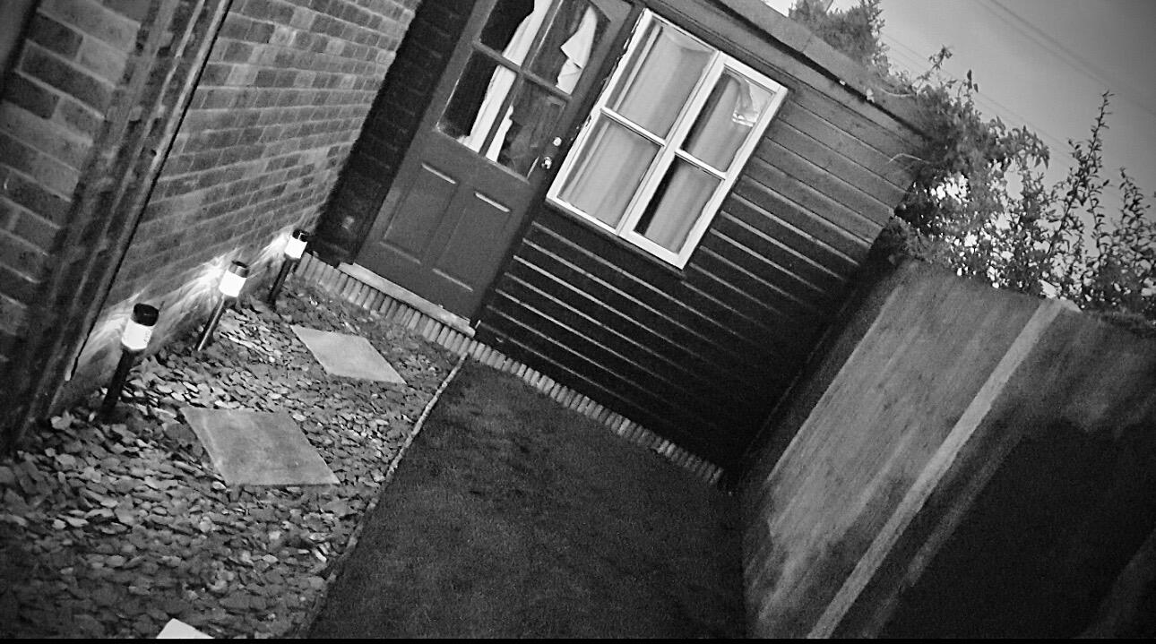 Moved into our Box… with no toilet, just a bed, wardrobes and TV.