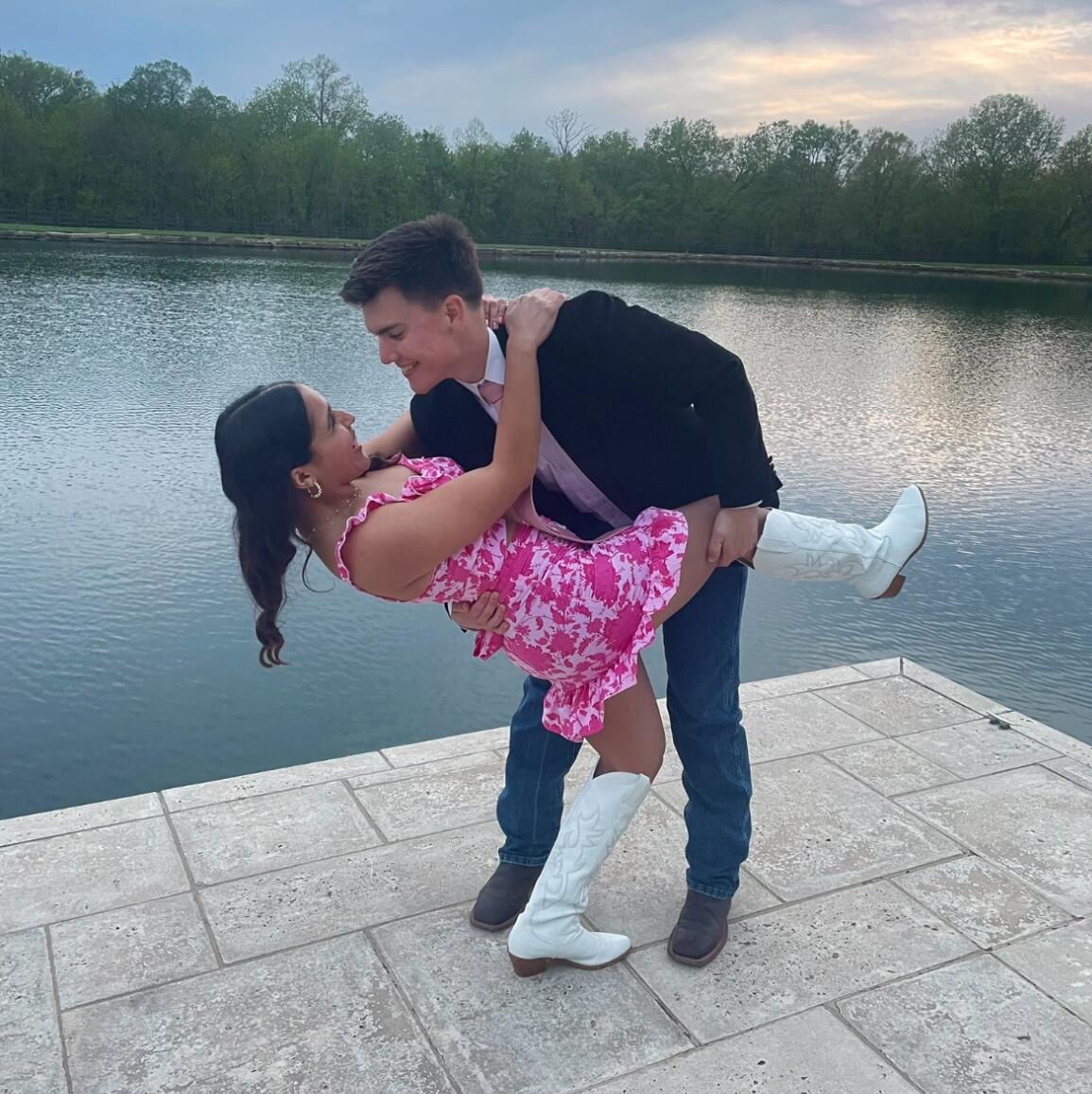 Disco cowgirl formal