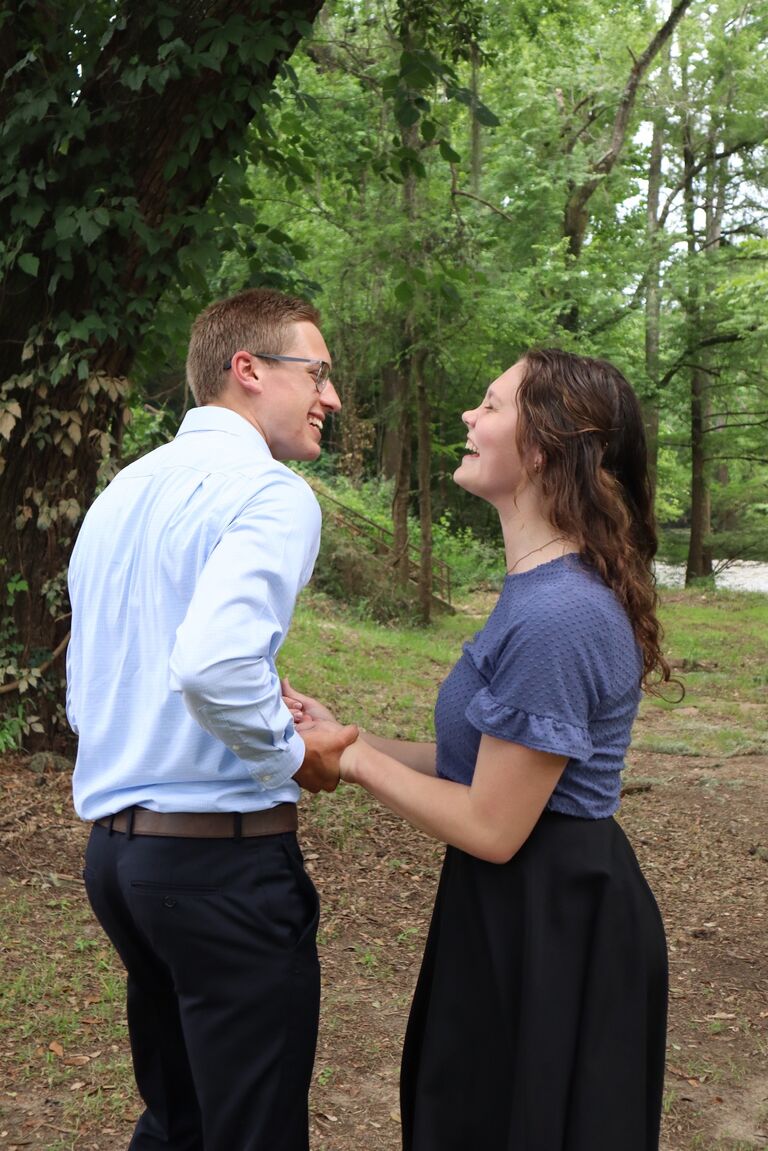 His first trip to Albany! 
(My sister is the best and took photos for us) 