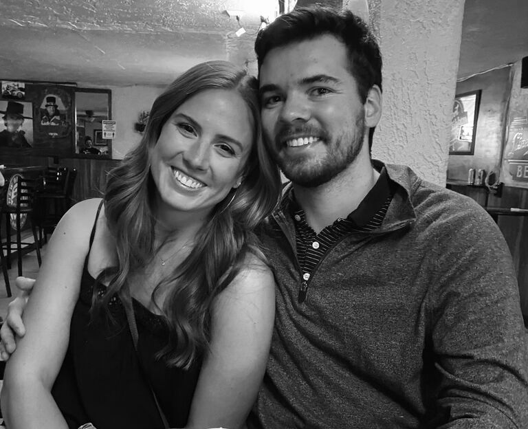 Kevin and Gretchen met through mutual friends at brunch in Scottsdale, Arizona. Gretchen was living there as a travel nurse and Kevin had just moved to kickoff his first construction project in Phoenix. This is our first photo together. 