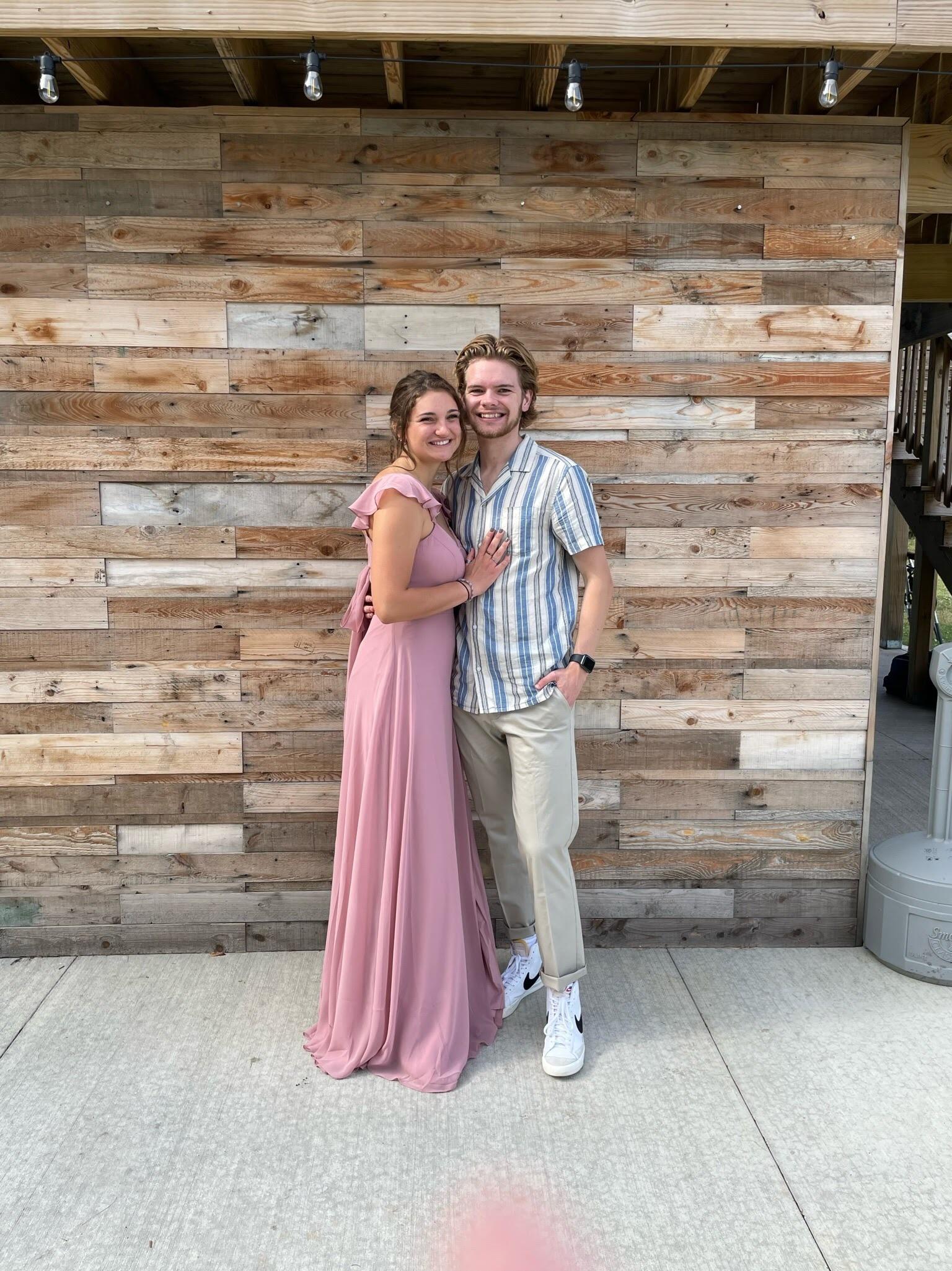 We get to attend our first wedding together as Ellie's brother Matt and sister-in-law Lillie get married during our first summer together.