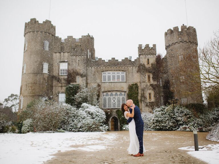 A Romantic Castle Engagement Photo Shoot in Dublin, Ireland