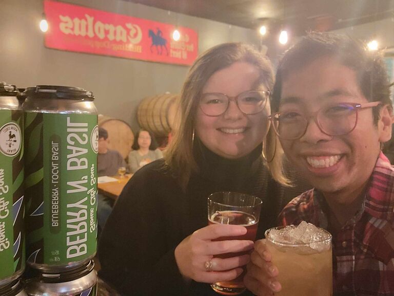 Berry N' Basil beers at Jackson St. Brewery.