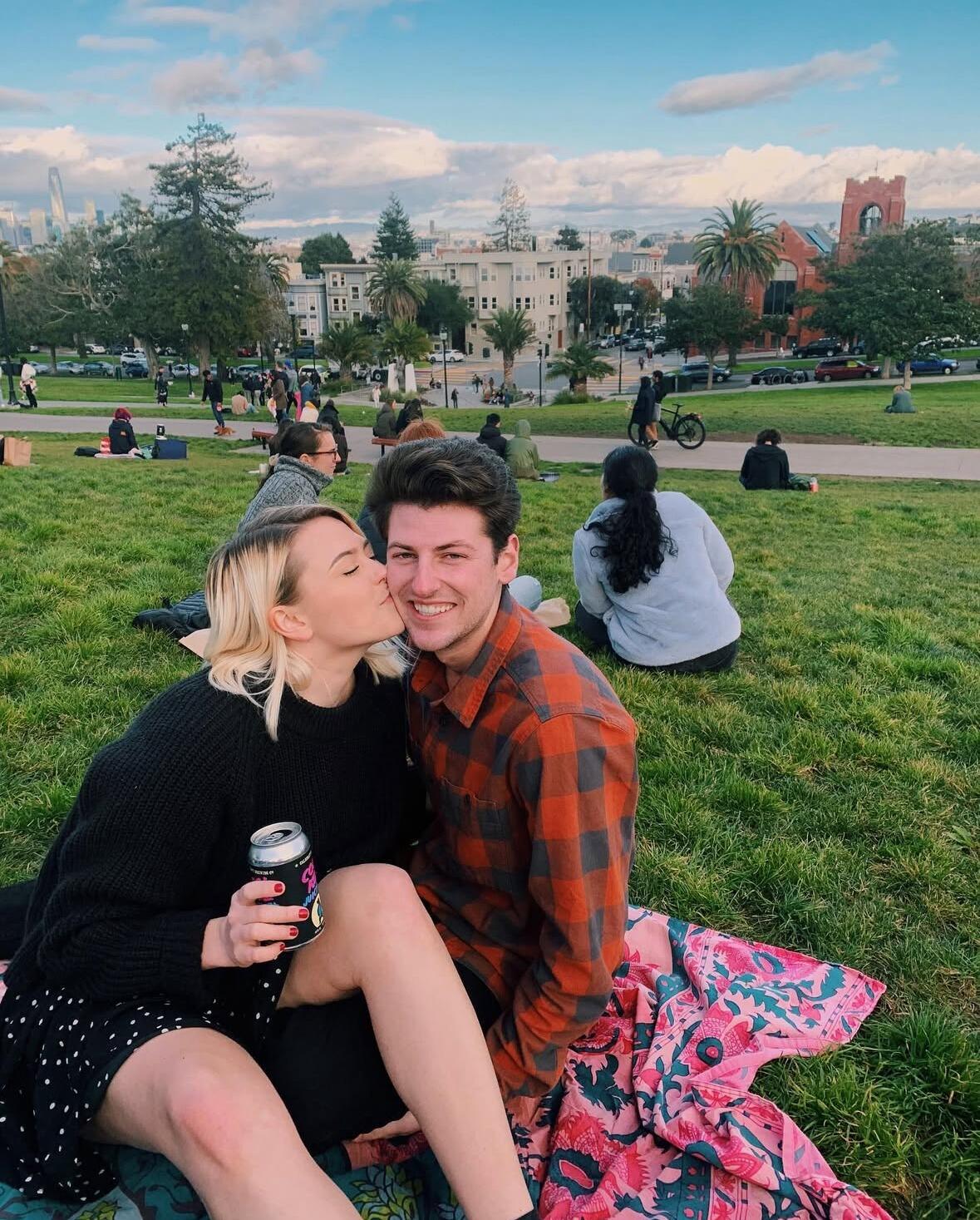 Nani and Conner spent many hours enjoying the parks in the Bay Area with friends. 