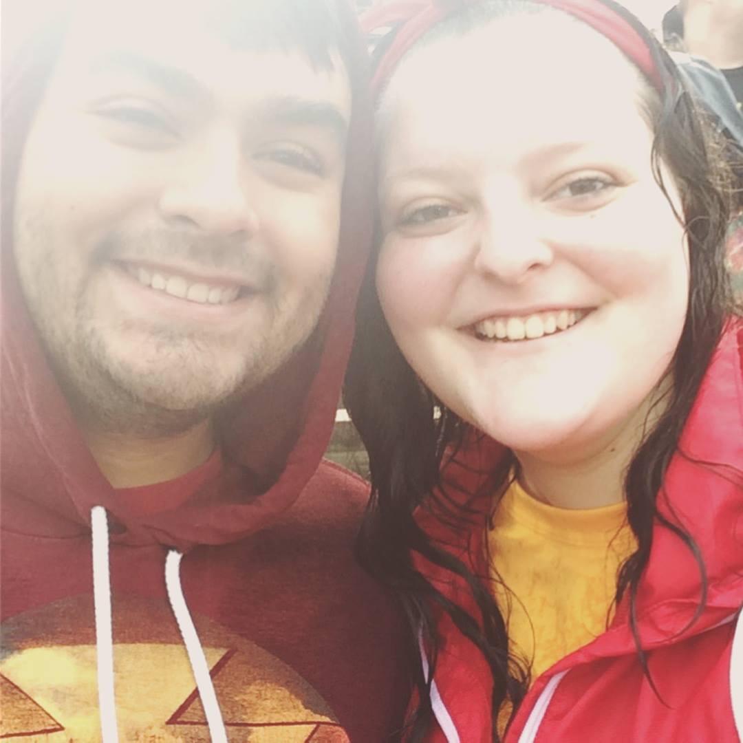 Savannah and Colin attended a very rainy Iowa State football game! Savannah met Colin's dad and step-mom, Shawn and Allison. Colin also got to meet Savannah's dad, Lester.