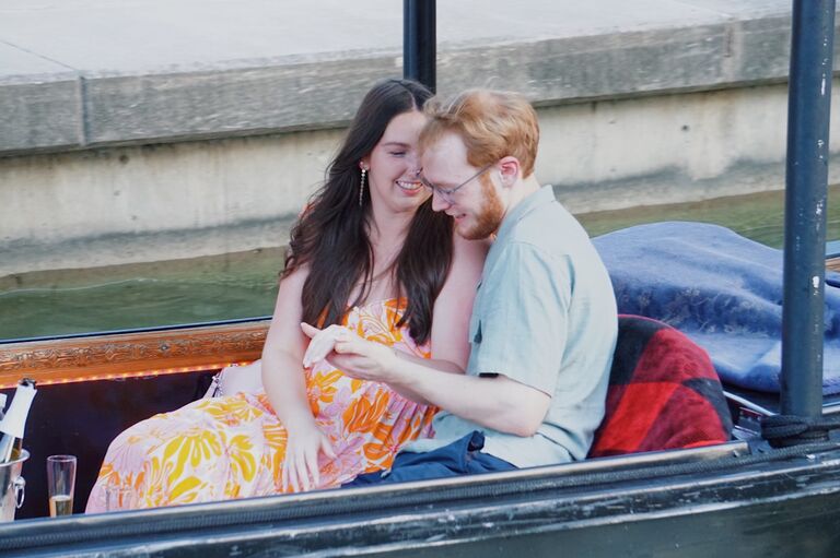Alex proposed! It was such a special and romantic day!