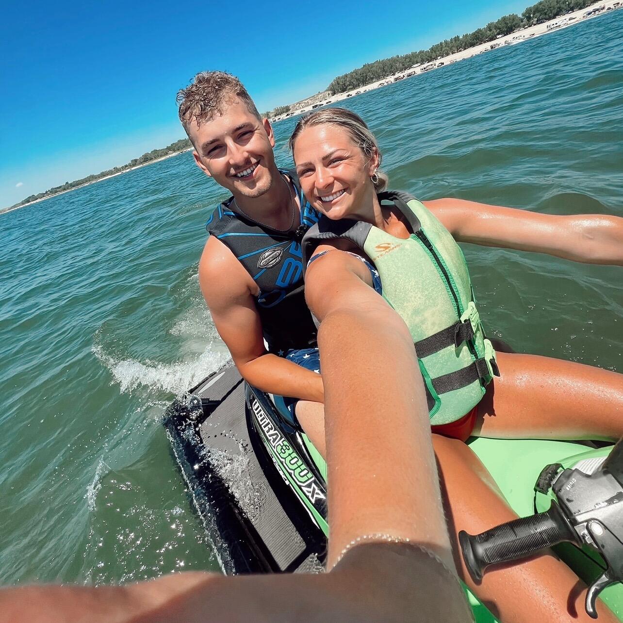 4th of July weekend. Their favorite summer weekends are spent at Lake Mac