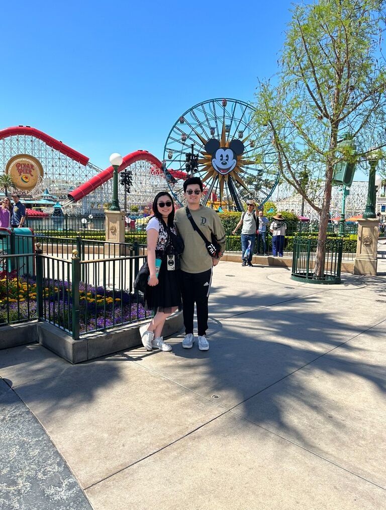First time at a Disney park together! Food and Wine Festival 2023.