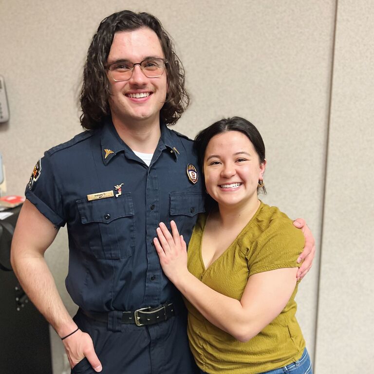 Tony graduated paramedic school! He then embarked on a 47-state roadtrip with a goal to reach the tallest point of every state (he's made it to 36/50 so far!)