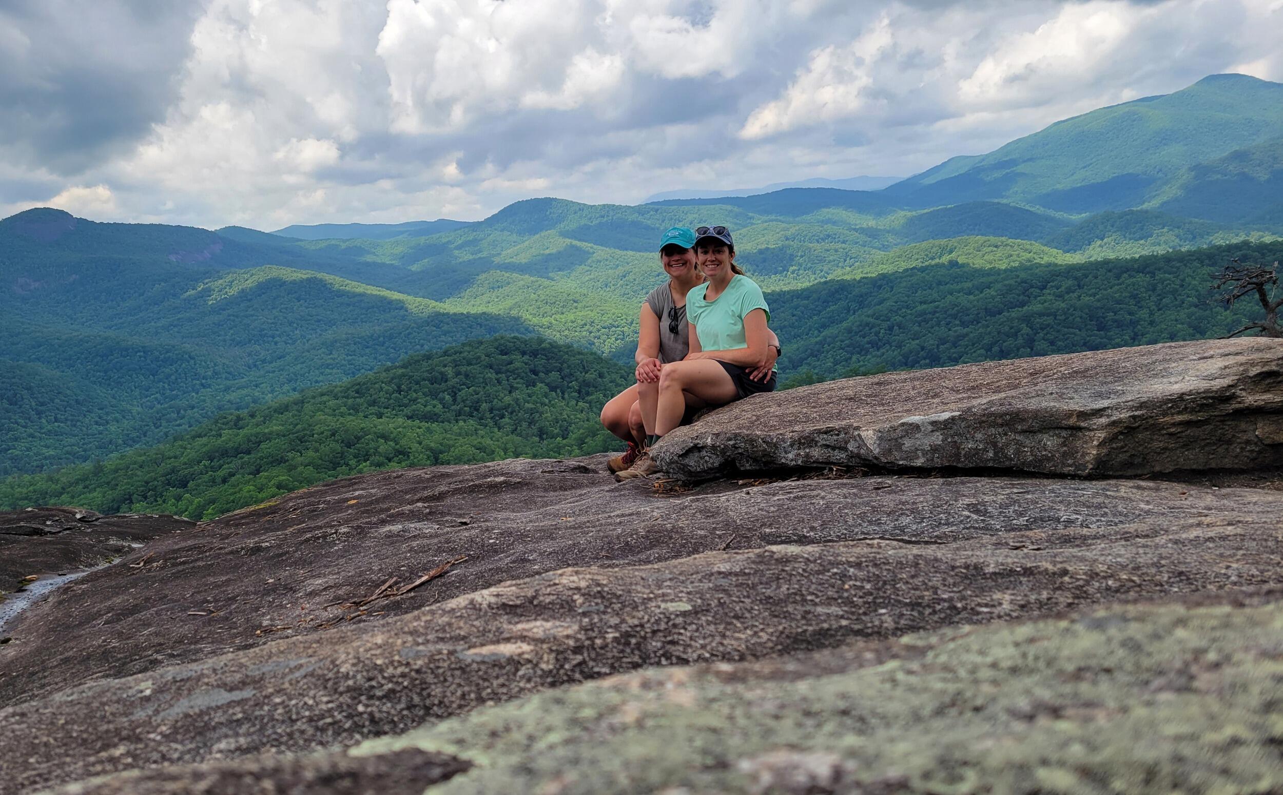 From our favorite hike on our trip to Asheville, NC, Looking Glass Rock.