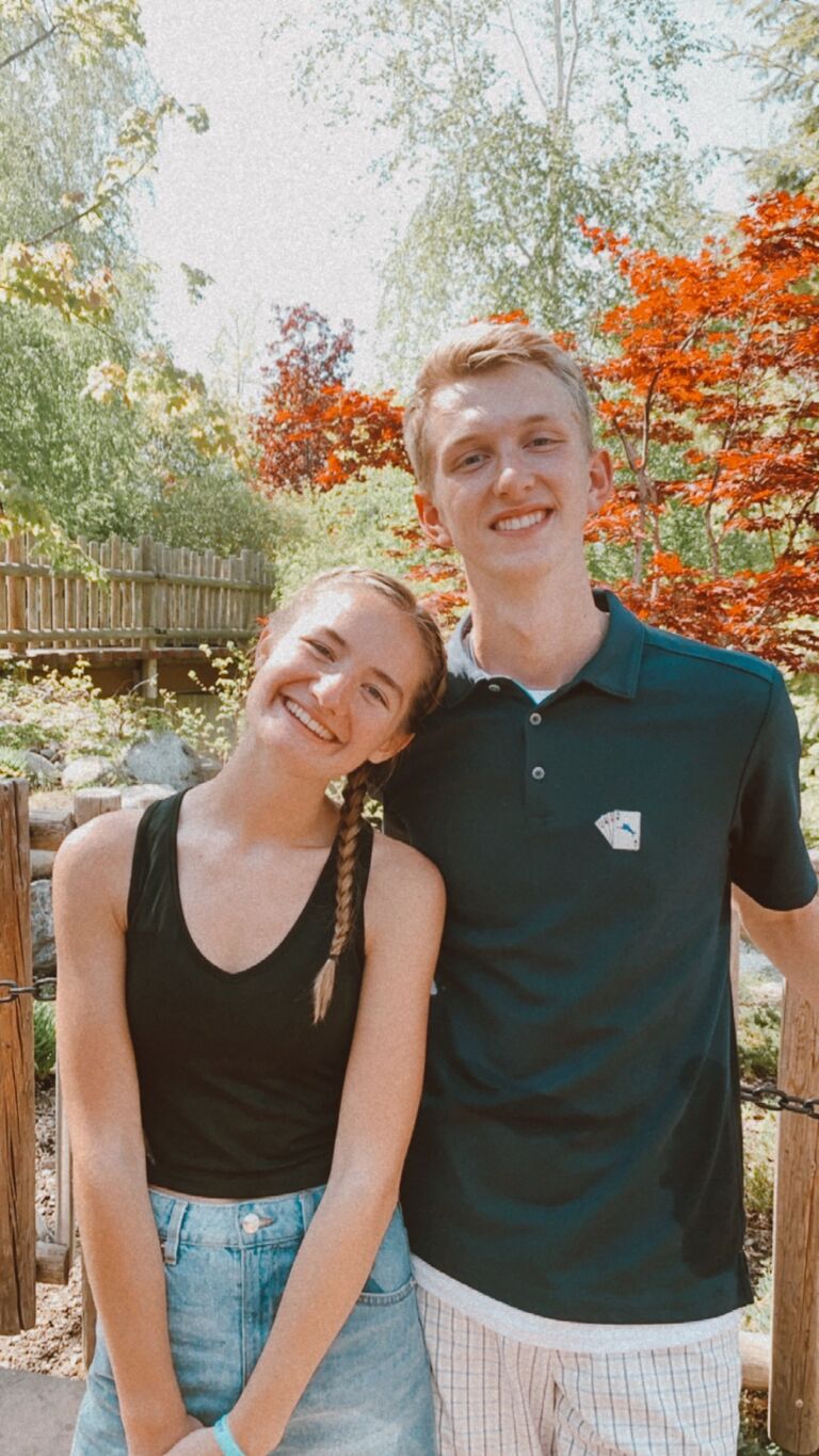 First picture taken together.