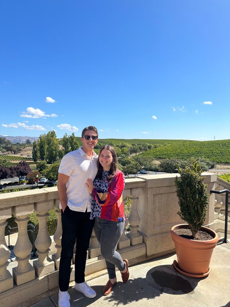 Wine tasting in Napa Valley courtesy of the Steinses!