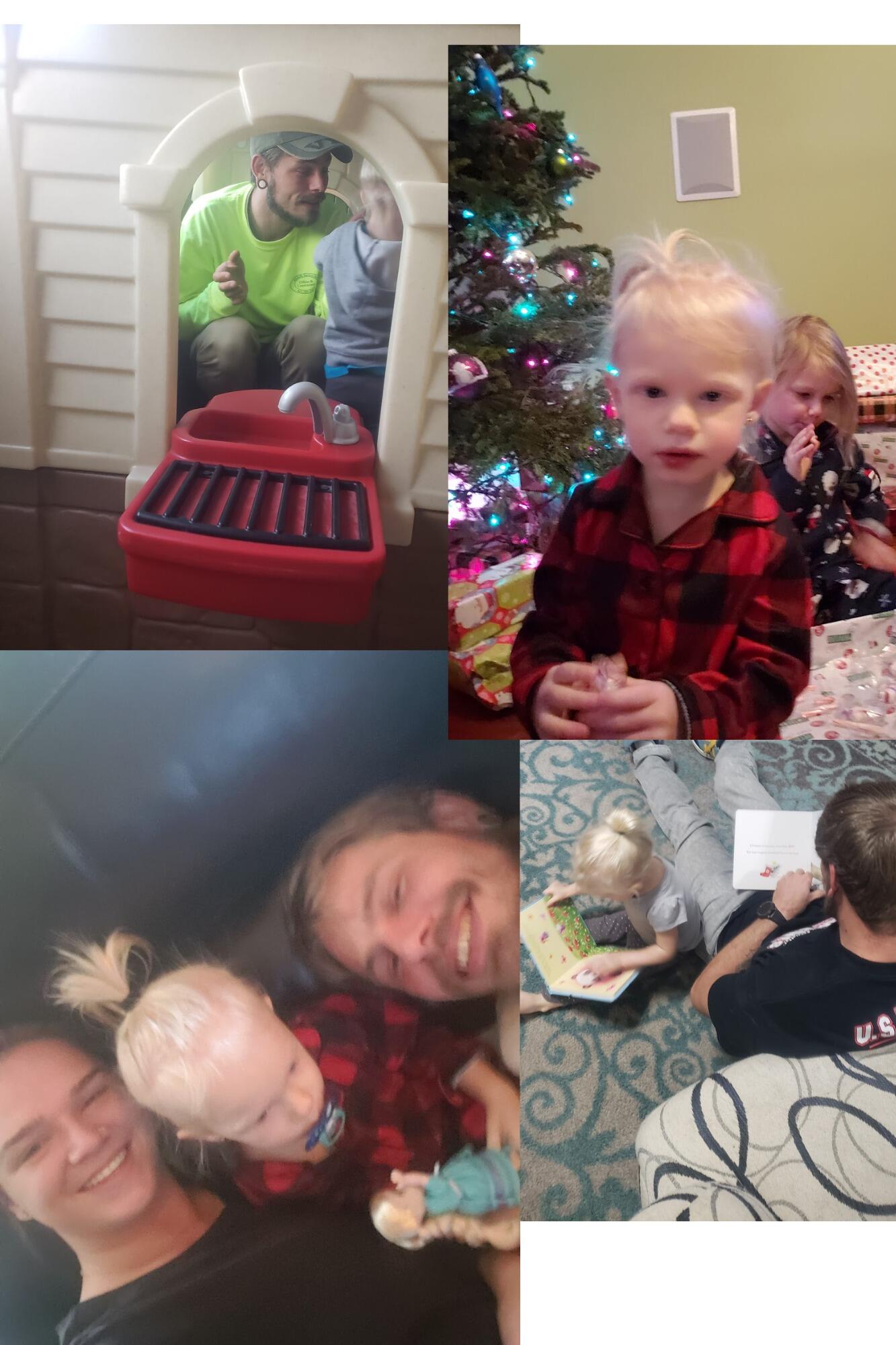 We ended the year in Virginia with Colton's parents and one of his sisters Kaittlin, her husband and 2 girls. 