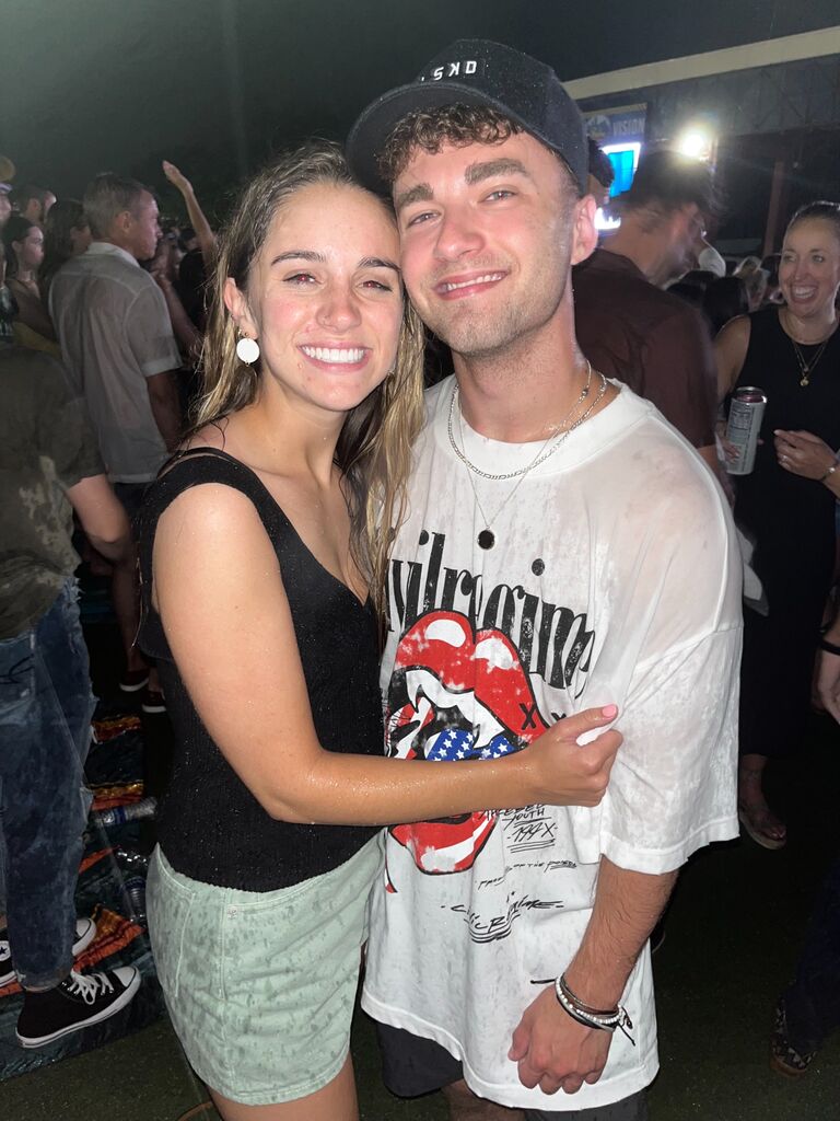 One of Kyle + Renee's favorite nights together! We drove up to Cincinnati to see The Lumineers (Renee's favorite) at Riverbend Music Center. It ended up pouring rain during the concert, but it was such a fun and exciting night! 