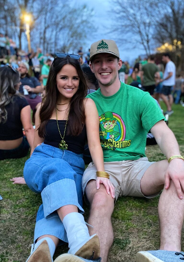 Tanner's debut on Caroline's Instagram