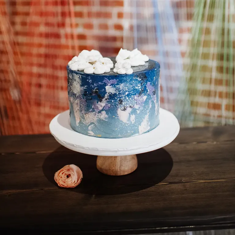 Celestial wedding cake, taylor swift themed wedding